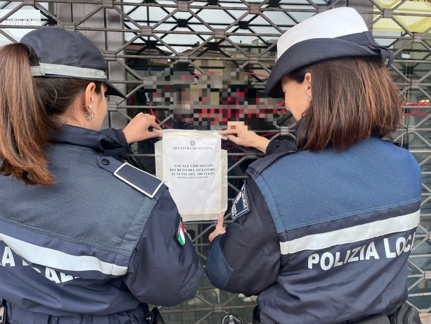 Spaccio, chiuso per trenta giorni un bar di Loano