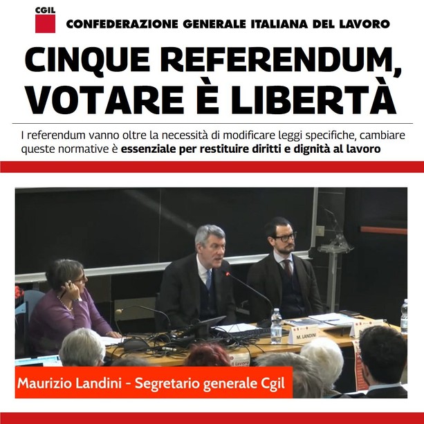 Cinque sì per i referendum