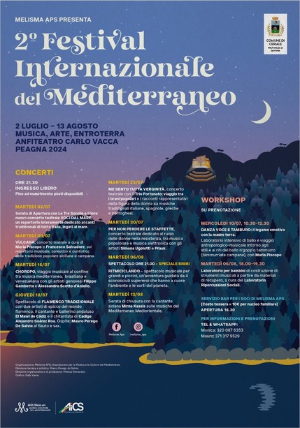 Ceriale, torna il Festival del Mediterraneo nel borgo di Peagna