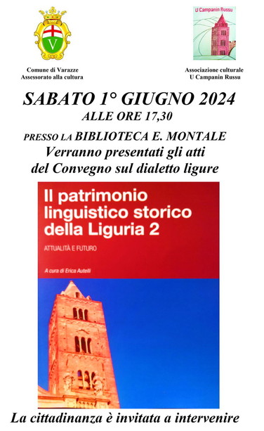 Il patrimonio linguistico storico della Liguria. Attualità e futuro