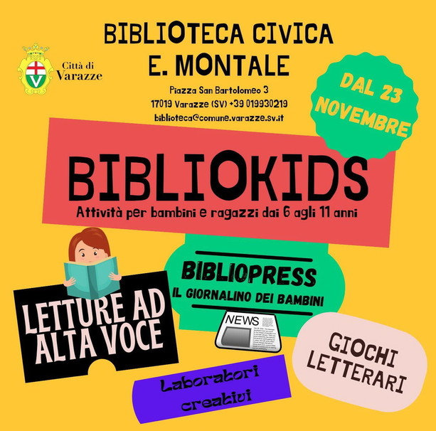 A Varazze ritorna Bibliokids