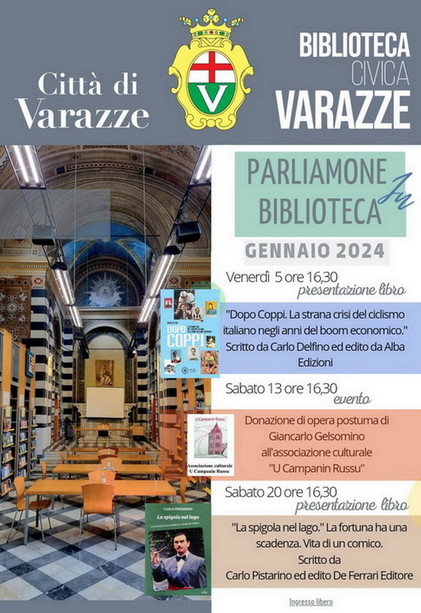 Varazze, in dono l'opera postuma di Giancarlo Gelsomino