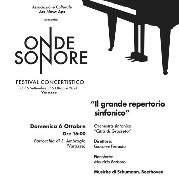 Fine settimana di musica a Varazze con il grande repertorio sinfonico