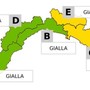 Maltempo, allerta gialla sul Levante ligure