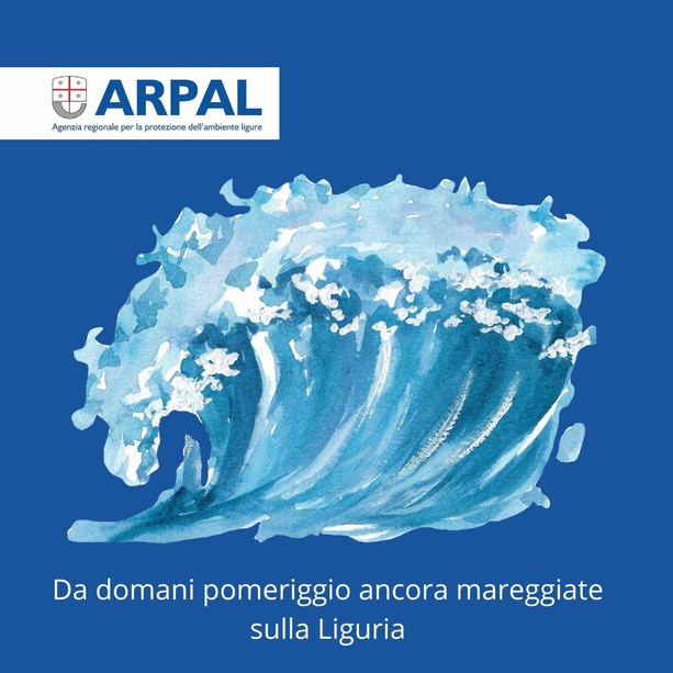 Meteo: da domani pomeriggio ancora mareggiate sulla Liguria