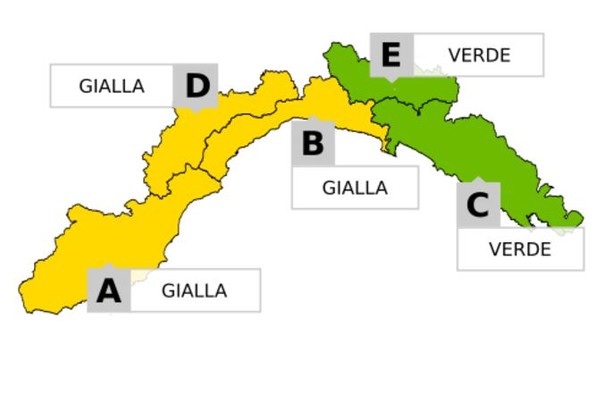 Maltempo, è di nuovo allerta in Liguria