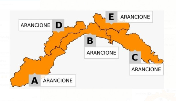 Maltempo, allerta arancione su tutta la regione fino alle 8 di domani