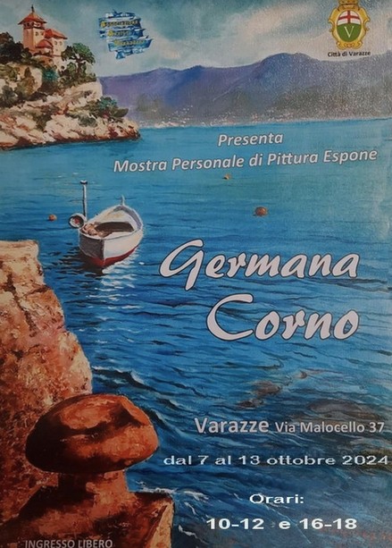 Germana Corno espone le sue opere a Varazze