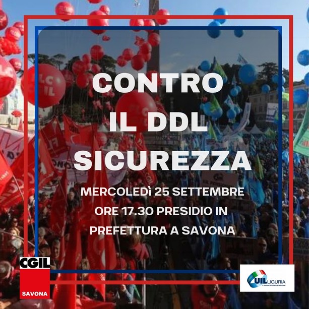 Savona: associazioni in piazza contro il Ddl Sicurezza