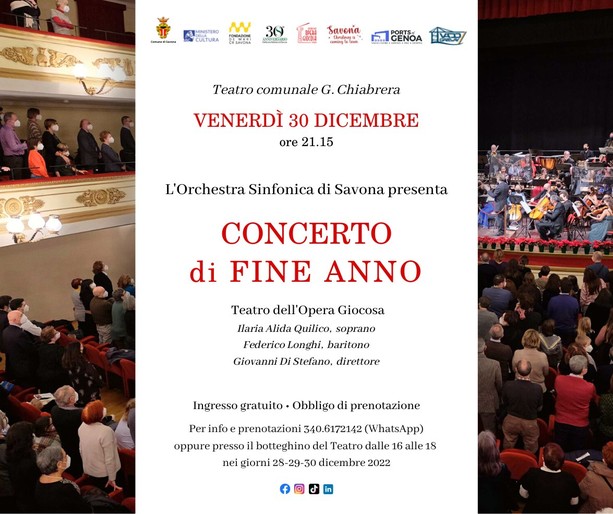 Torna a Savona il concerto di fine anno