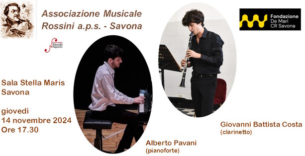 Savona, Giovanni Battista Costa e Alberto Pavani in concerto