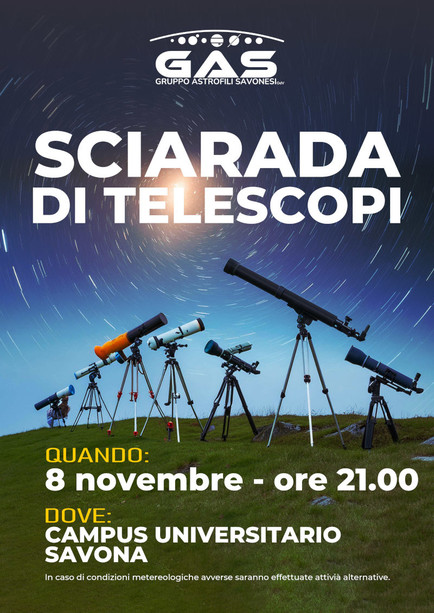 Savona: telescopi in mostra